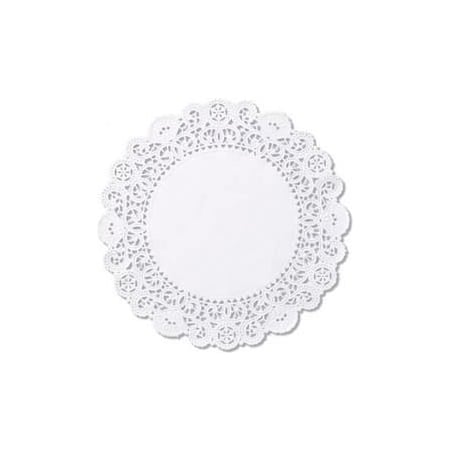 Lagasse Cambridge Lace Doilies, Round, 8", White, 1000 ct HFM 500236